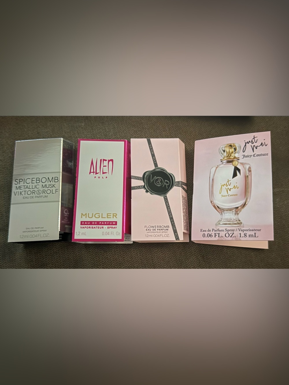 NWOT Perfume Sample Set of 4